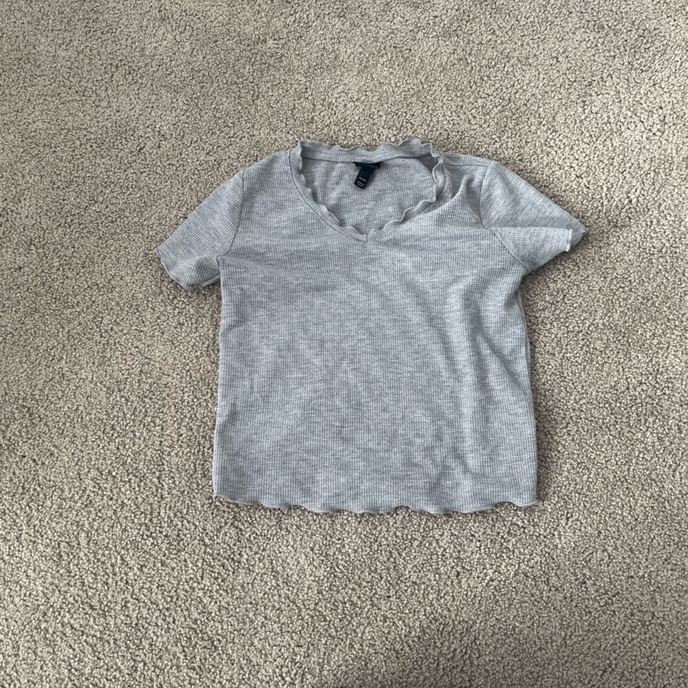 Grey target short sleeve shirt